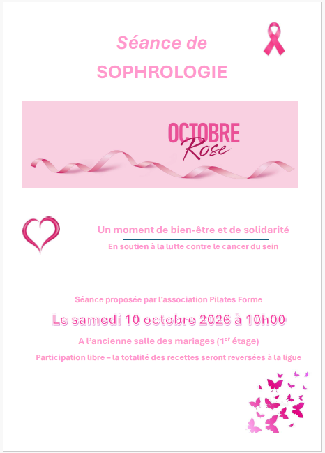 OCTOBRE ROSE SOPHRO