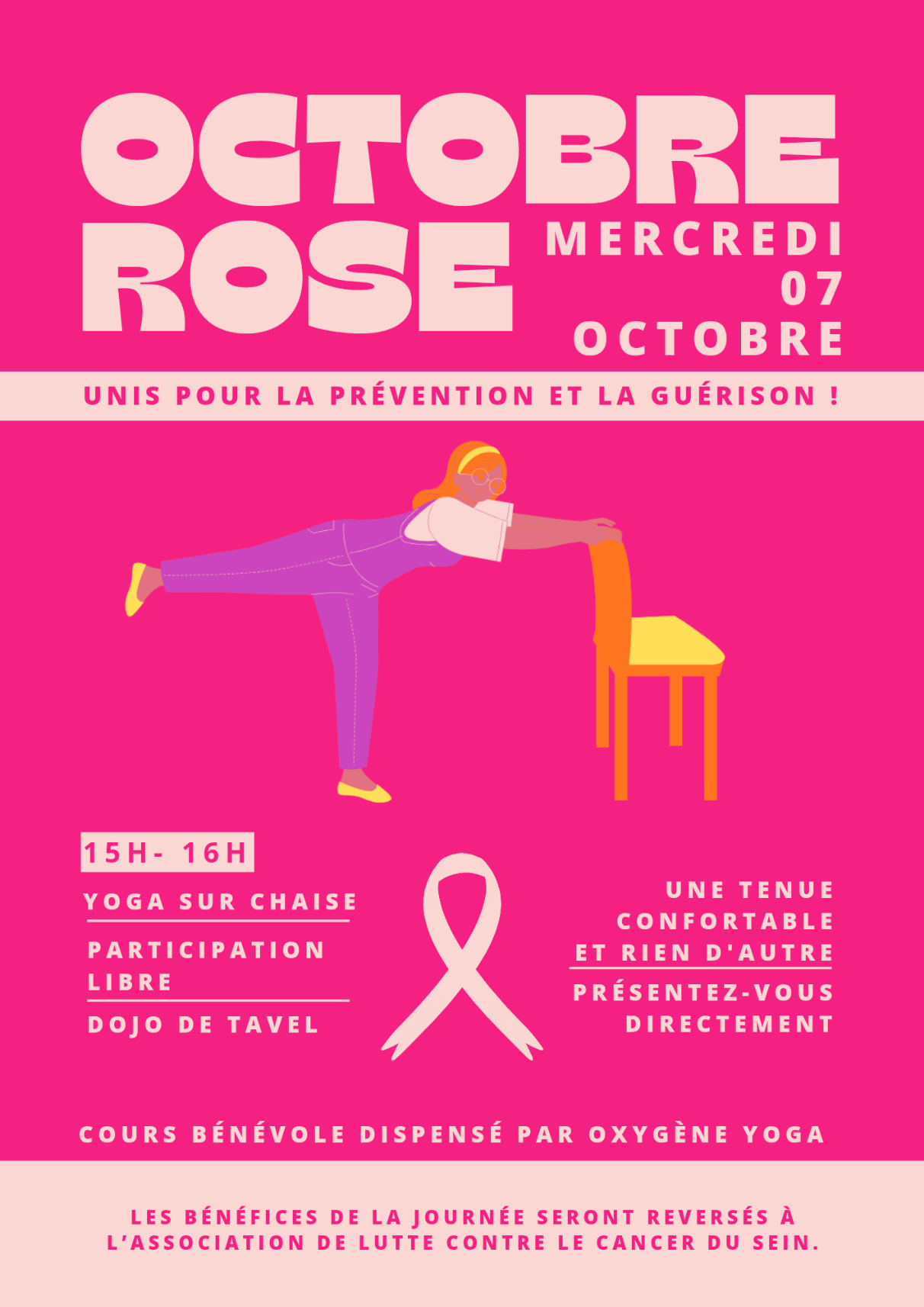 OCTOBRE ROSE YOGA