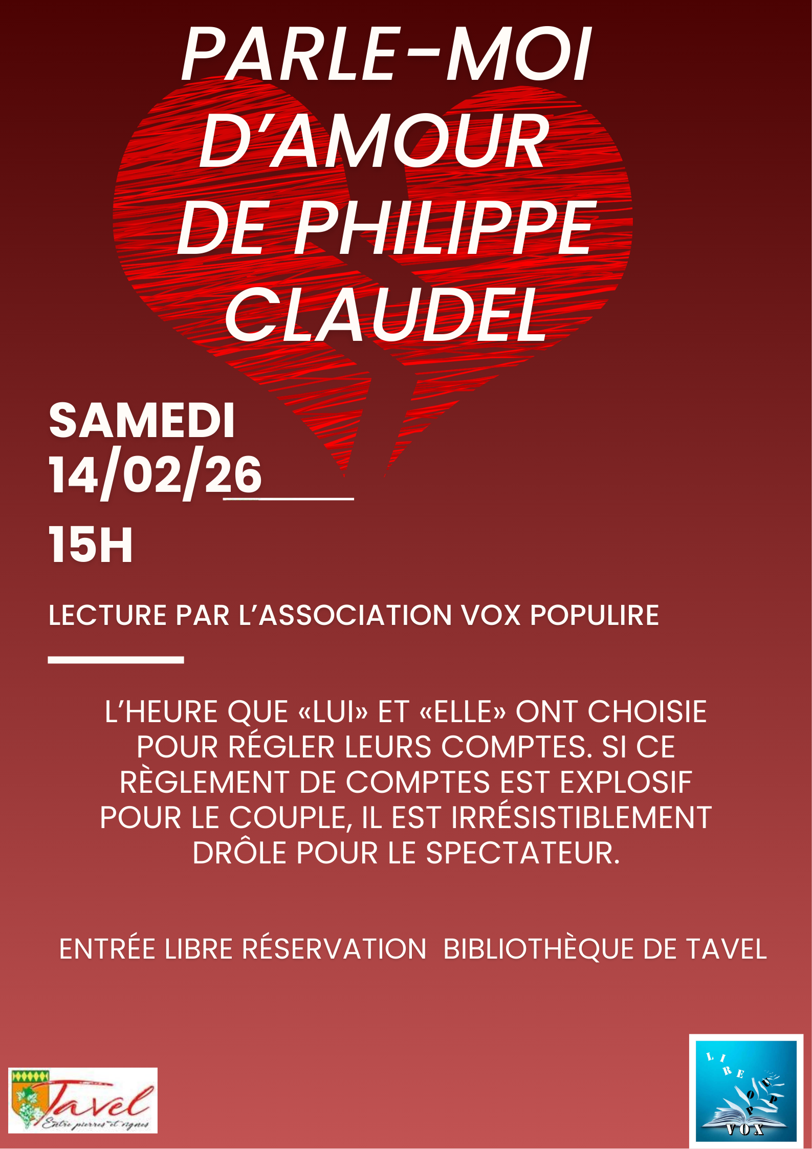 Pièce Claudel Tavel