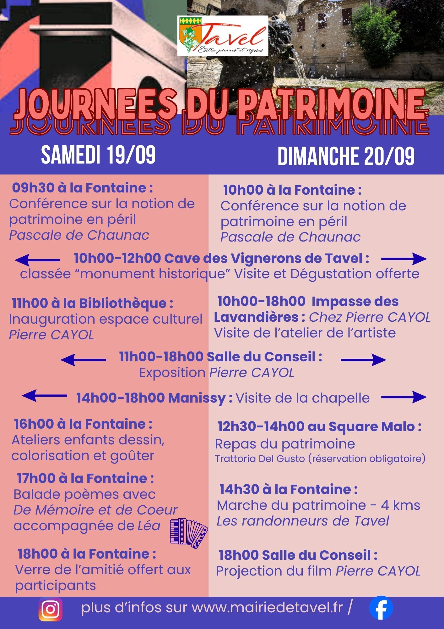 journées du patrimoine programme