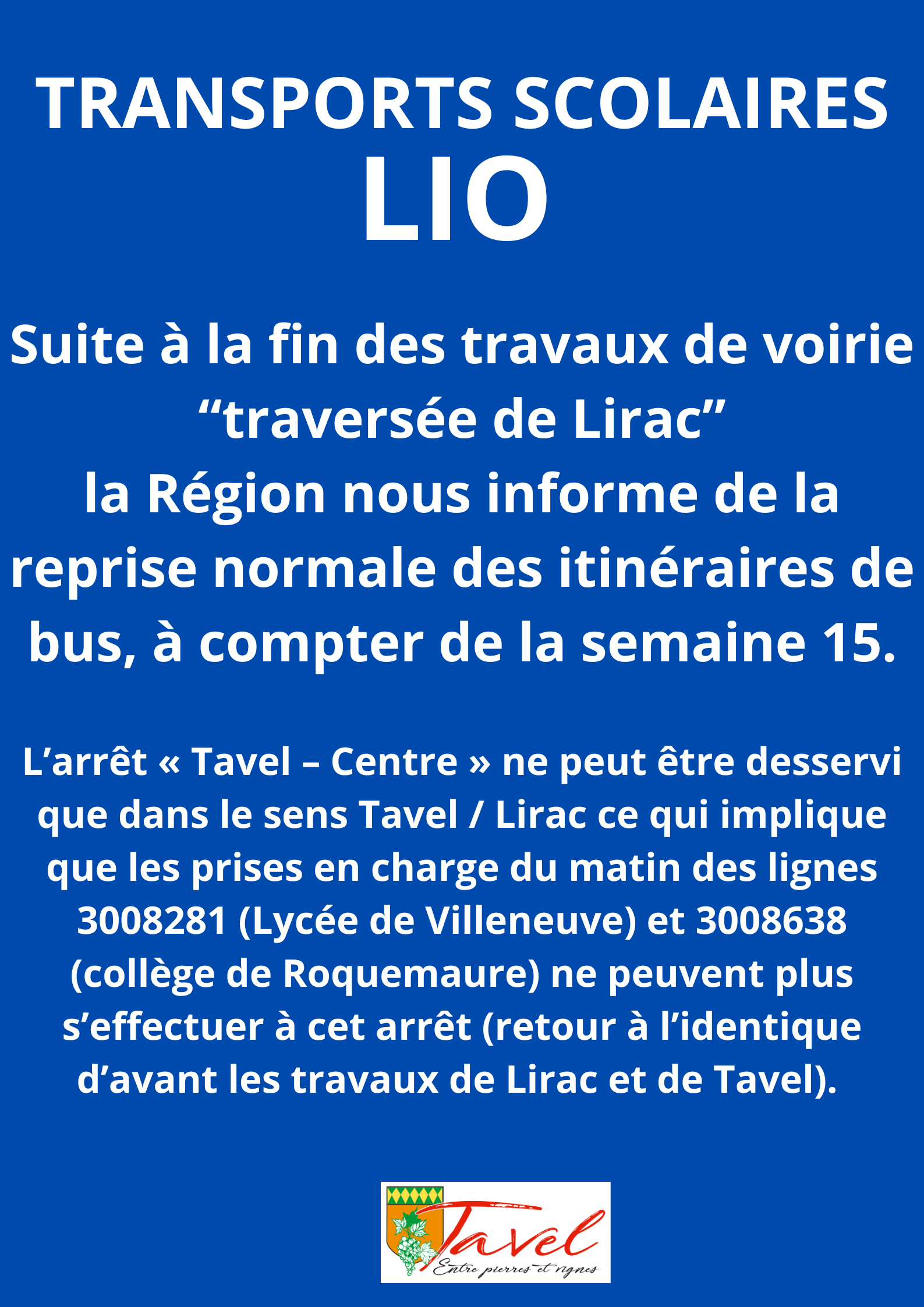 transport scolaire LIO